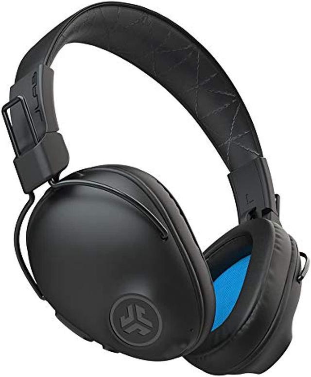 jlab studio pro bluetooth wireless over-ear headphones, 50+ hour bluetooth  5 playtime, eq3 sound, ultra-plush faux leather & cloud foam cushions, track and volume controls