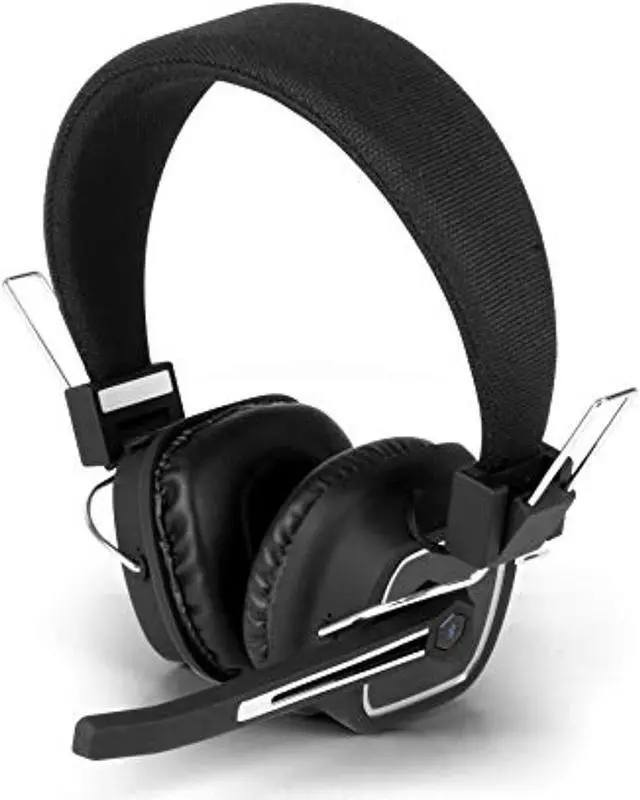 Main image of Aluratek - Wireless Stereo Headset with Boom Microphone and Bluetooth Dongle ...