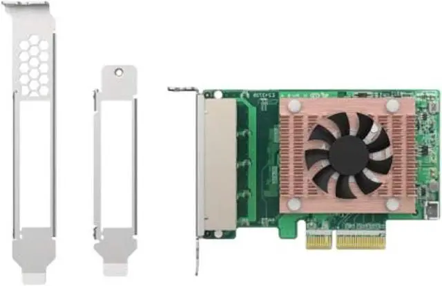Alt view image 2 of 11 - QNAP QXG-2G4T-I225 Quad-Port 2.5 GbE Network Expansion Card