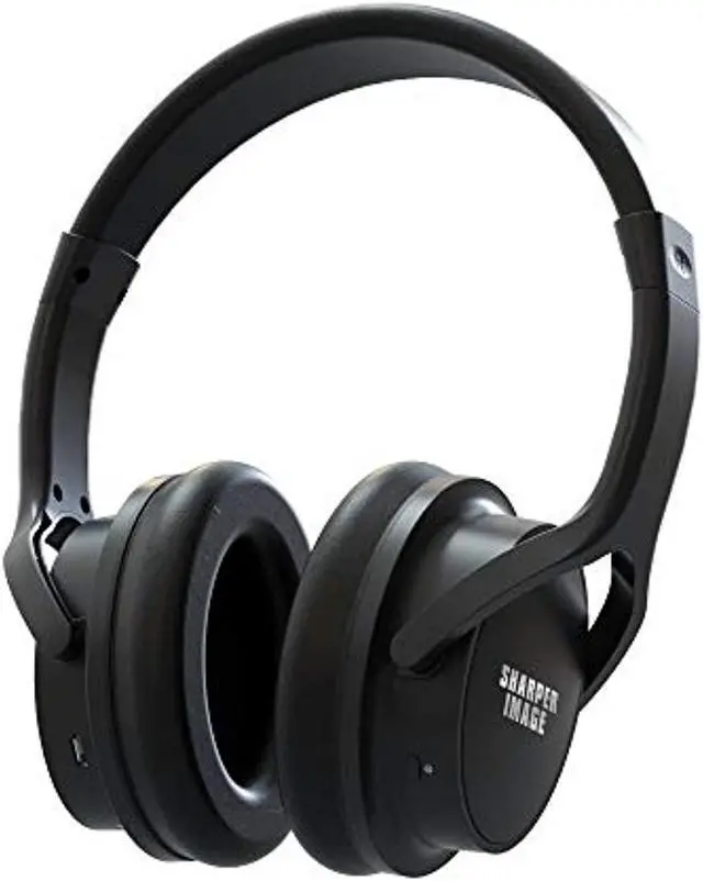 Alt view image 14 of 15 - Sharper Image 30603 Own Zone, Wireless Rechargeable Headphones, Black