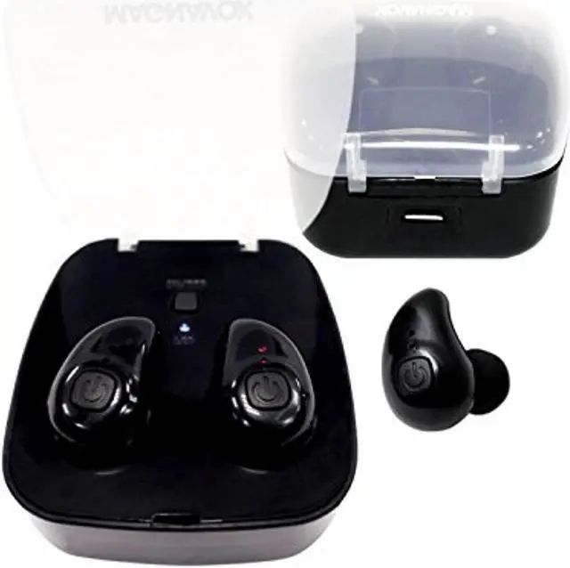 Alt view image 13 of 13 - Magnavox MBH530BK Mini Wireless Stereo Bluetooth Ear Buds Rechargeable Headphone