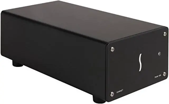 Alt view image 4 of 4 - Sonnet Twin 10G Thunderbolt 3 to Dual Port Copper 10GBASE-T Ethernet Adapter