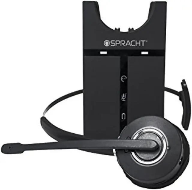 Alt view image 12 of 20 - Spracht - HS-3010 - Spracht ZUM Maestro USB Headset - Mono - Wireless - DECT 6.0 - 350 ft - 32 Ohm - 300 Hz - 3.40 kHz -