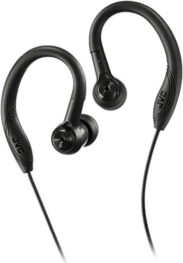 Alt view image 13 of 16 - JVC HAEC10B Entry-Level Fitness Headphones