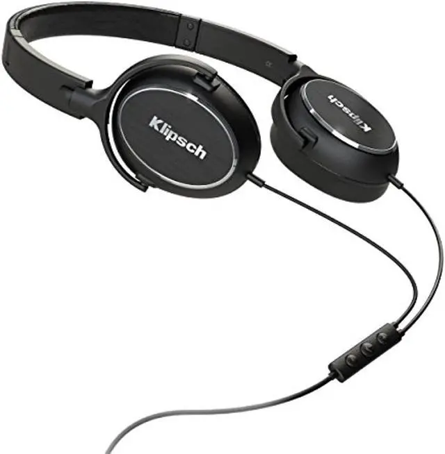 Alt view image 10 of 10 - Klipsch Reference R6i On-Ear Headphones With In-Line Mic (Black)