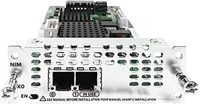 Alt view image 6 of 9 - Cisco Small Business NIM-2FXO= 2 Port Interface Mod FXO Uni