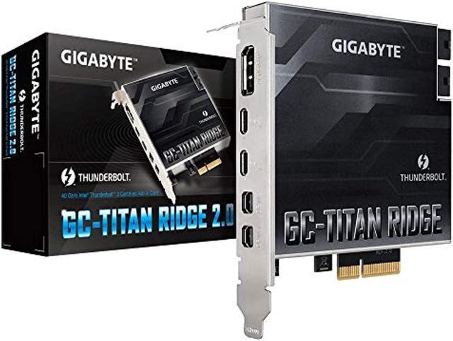 gigabyte gc-titan ridge 2.0 (titan ridge thunderbolt 3 pcie card 