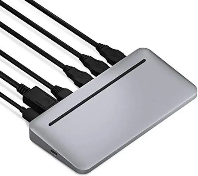 Alt view image 8 of 8 - Brydge Stone II USB-C Multiport Hub for Windows & MacOS - for Notebook/Desktop PC - USB 3.1 Type C - 5 x USB Ports - USB Type-C - Network (RJ-45) - HDMI - Wired