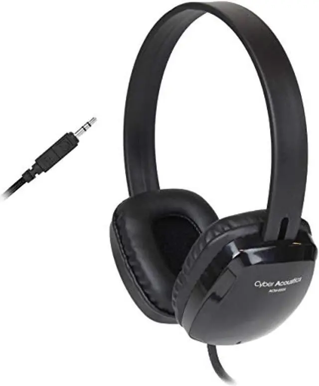 Alt view image 6 of 12 - Cyber Acoustics Stereo Headphone For Education