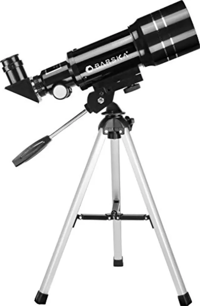 Alt view image 2 of 8 - Barska 30070 - 225 Power Starwatcher Telescope, Black, Medium,