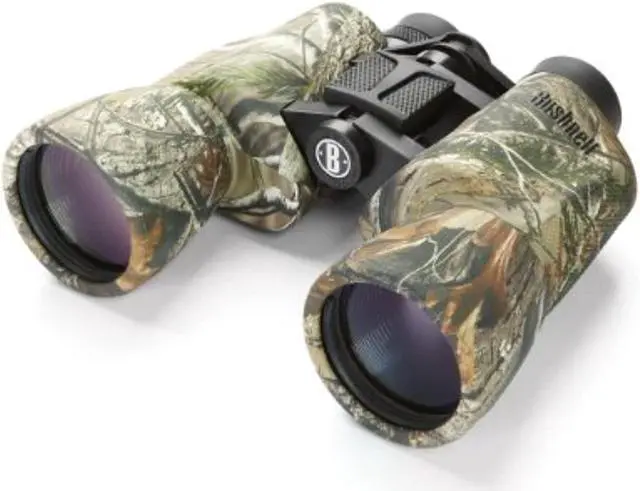 Main image of bushnell powerview 10 x 50mm porro prism instafocus binoculars, realtree ap