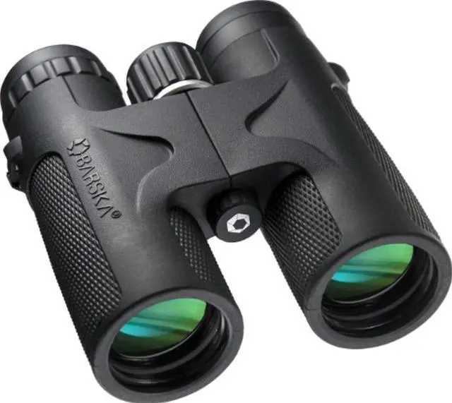 Alt view image 6 of 11 - Barska 10x42 WP Blackhawk Green Lens Binoculars Black AB11842