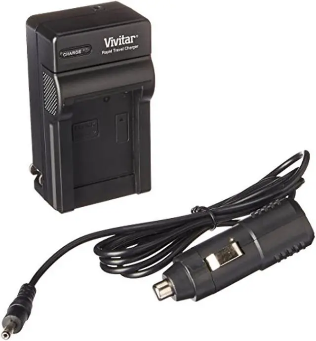 Alt view image 3 of 3 - Vivitar 1 Hour Rapid Charger for Nikon EN-EL12 Battery