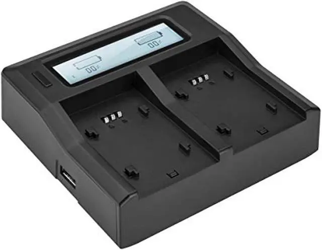 Alt view image 4 of 8 - Green Extreme Dual Smart Charger with LCD Screen Base (No Battery Plates) #GXCH2