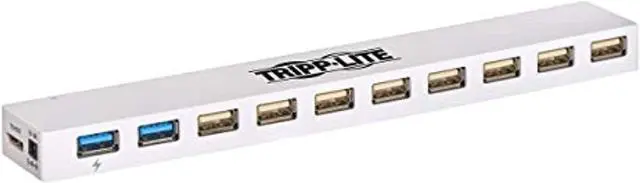 Alt view image 11 of 16 - Tripp Lite U360-010C-2X3 10-Port USB 3.0 / USB 2.0 Combo Hub