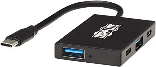 Alt view image 8 of 20 - Tripp Lite U460-004-2A2C-2 4-Port USBC Hub - USB 3.1 (3.1 Gen 2) Type C - External - 4 USB Port(s) - 4 USB 3.1 Port(s) - Mac, PC