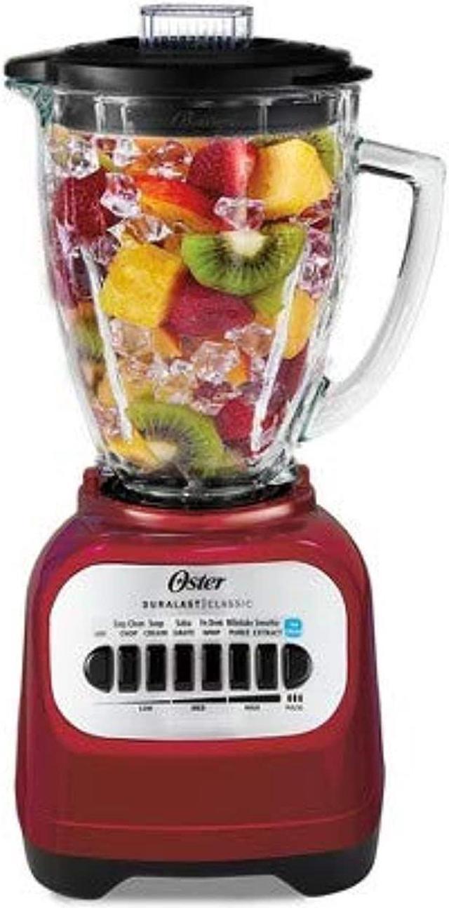 Oster Classic Series Blender with Travel Smoothie Cup - Red