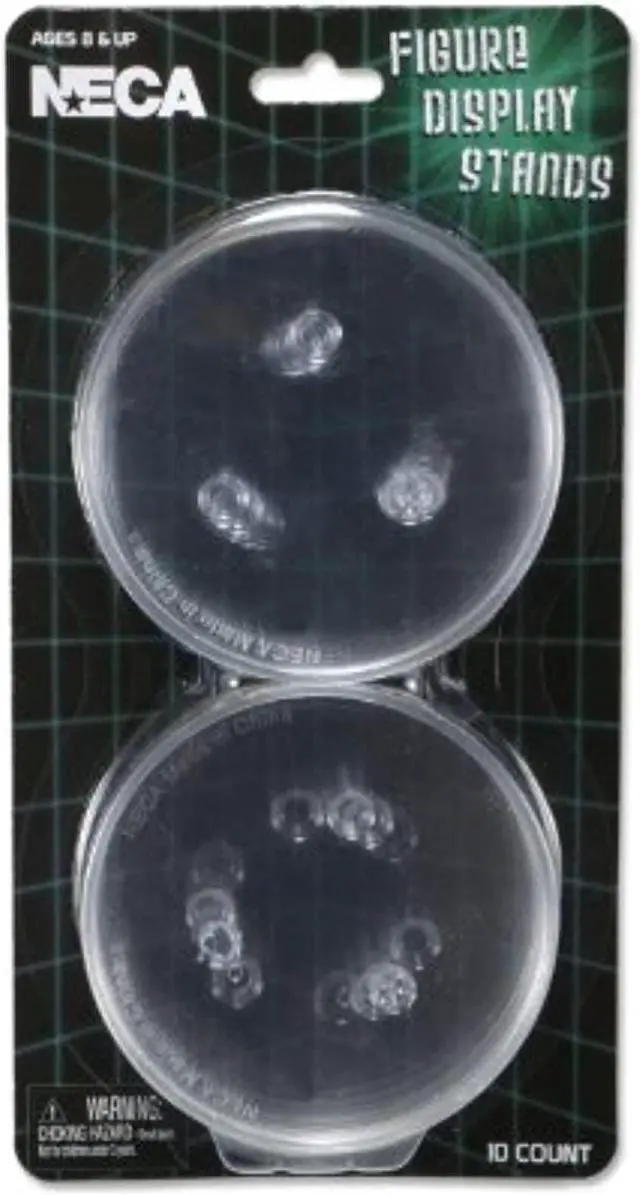Alt view image 3 of 3 - NECA - Action Figure Display Stands, Fits most 6"-8" Figs, 3.5" Dia,Pk of 10