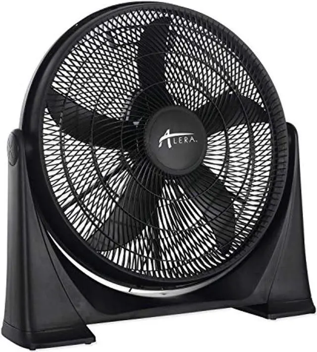 Alt view image 4 of 7 - 20" Super-Circulator 3-Speed Tilt Fan, Plastic, Black FAN203