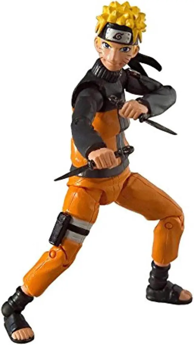 Main image of toynami naruto shippuden 4-inch poseable action figure series 1 naruto action figure