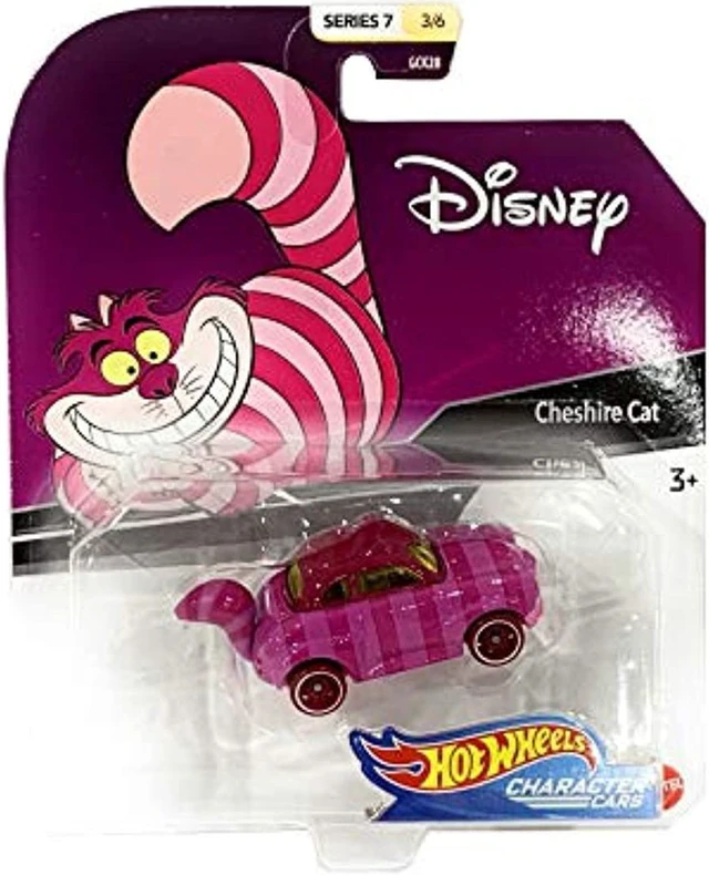 Main image of hot wheels disnery pixar character cars series 7-1/64 scale cheshire cat vehicle(3/6)