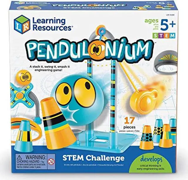 Alt view image 8 of 9 - Learning Resources Activity Set Pendulonium 10-1/10"Wx10"Lx3-1/10"H Multi