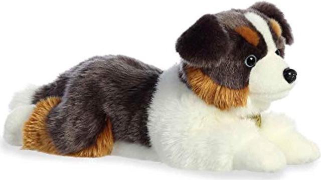 Miyoni Australian Shepherd Wallace Dog Plush Toy, 26457 by Aurora Super  Soft 