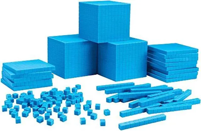 Alt view image 2 of 2 - learning resources plastic base ten class set