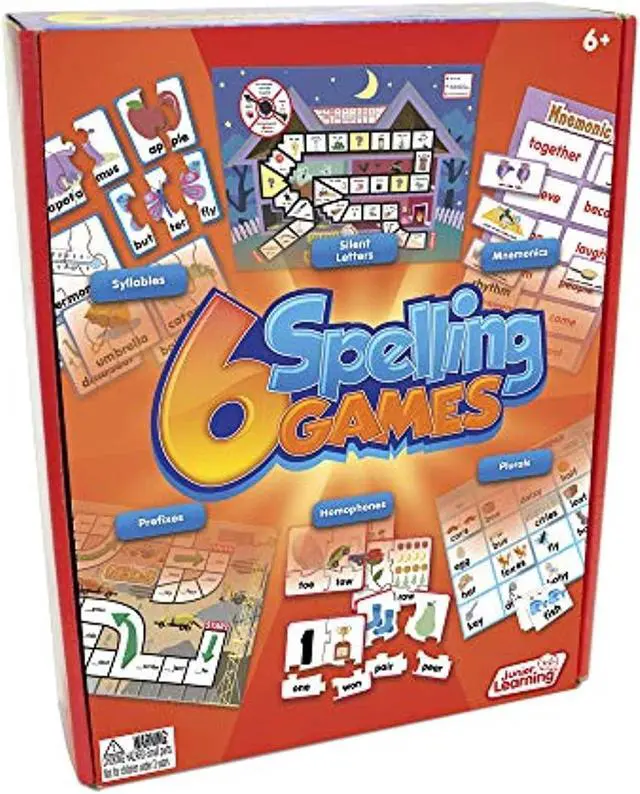 Alt view image 7 of 8 - Junior Learning JRL408 6 Spelling Games
