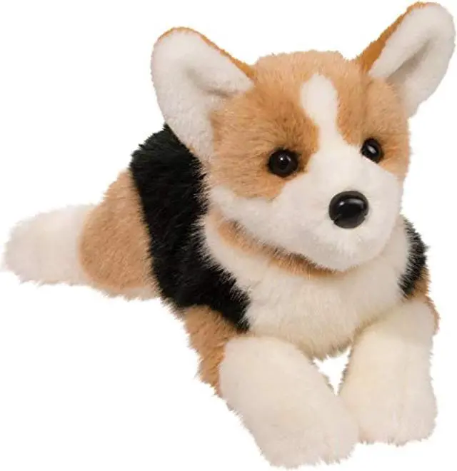 Main image of douglas konner tri-color corgi dog plush stuffed animal