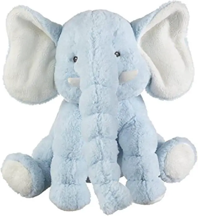 Alt view image 3 of 3 - Baby Ganz 14" Blue Jellybean Elephant Stuffed Toy