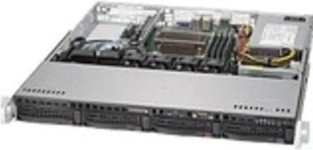 Alt view image 6 of 8 - Supermicro CS CSE-813MFTQC-350CB2 1U SuperChassis 813MFTQC-350CB2
