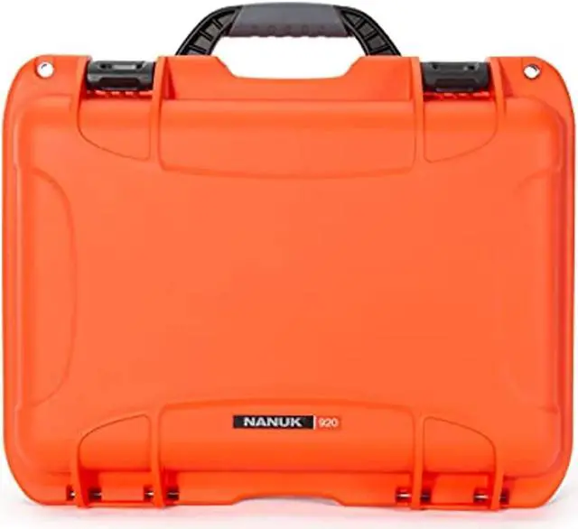 Alt view image 7 of 8 - Nanuk 920 Carrying Case for Camera, Temperature Probe Kit - Orange