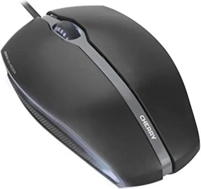 Alt view image 5 of 6 - Cherry Gentix Corded Mouse Black.rubber Sides