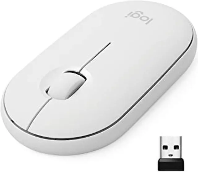 Alt view image 10 of 20 - Logitech Pebble M350 Mouse Rf Wireless+Bluetooth Optical 1000 Dpi Ambidextrous