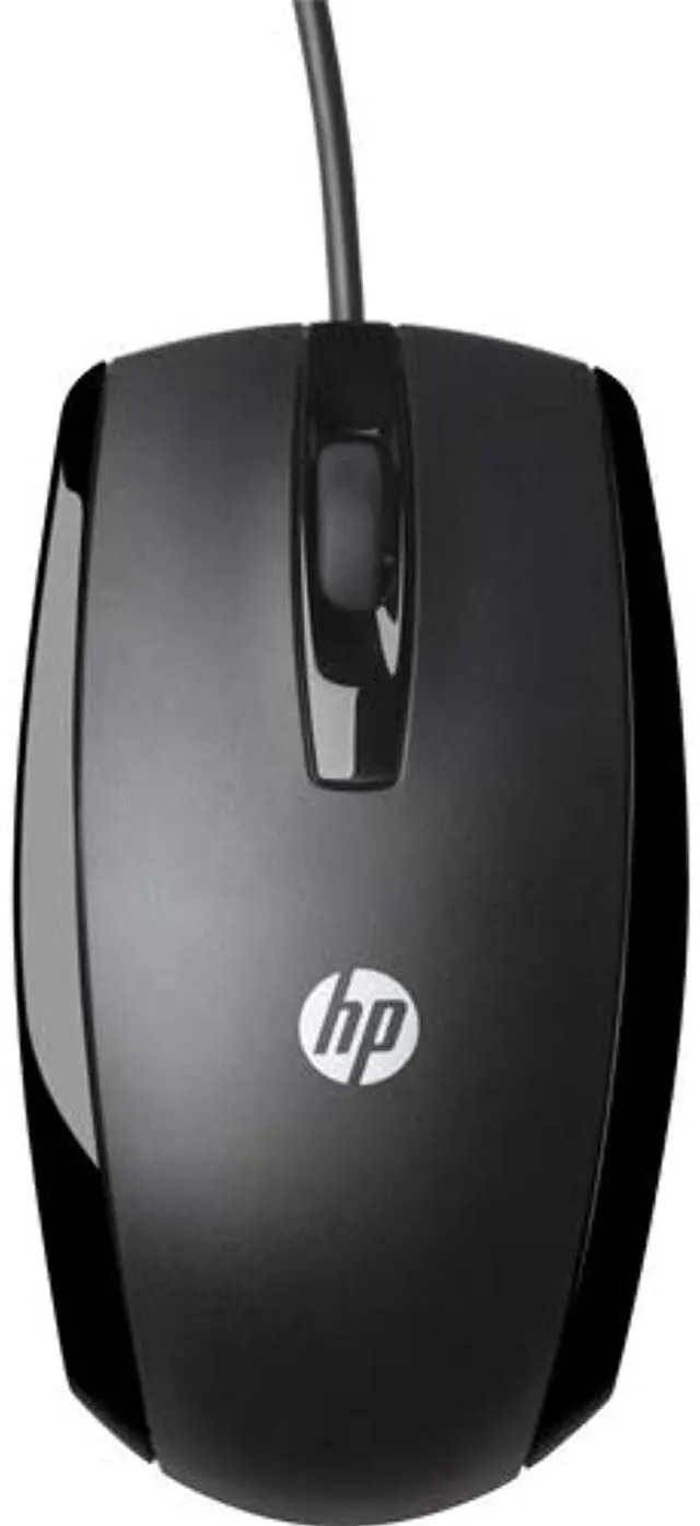 Alt view image 7 of 12 - HP X500 Wired Mouse - Optical - Cable - USB - Scroll Wheel - 3 Button(s) - Symmetrical