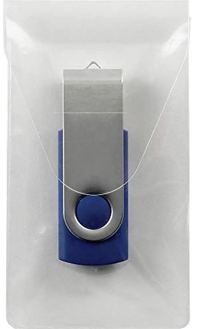 Alt view image 5 of 11 - Smead 68150 Self-Adhesive Poly USB Flash Drive Pocket