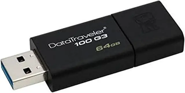 Alt view image 6 of 11 - Kingston 64GB DataTraveler 100 G3 USB 3.0 Flash Drive (DT100G3/64GBCR)