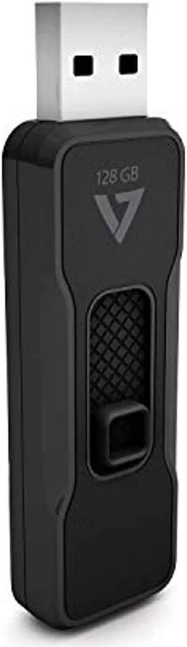 Alt view image 5 of 5 - V7 MEMORY VP3128G 128GB BLK FLASH DRIVE USB 3.1