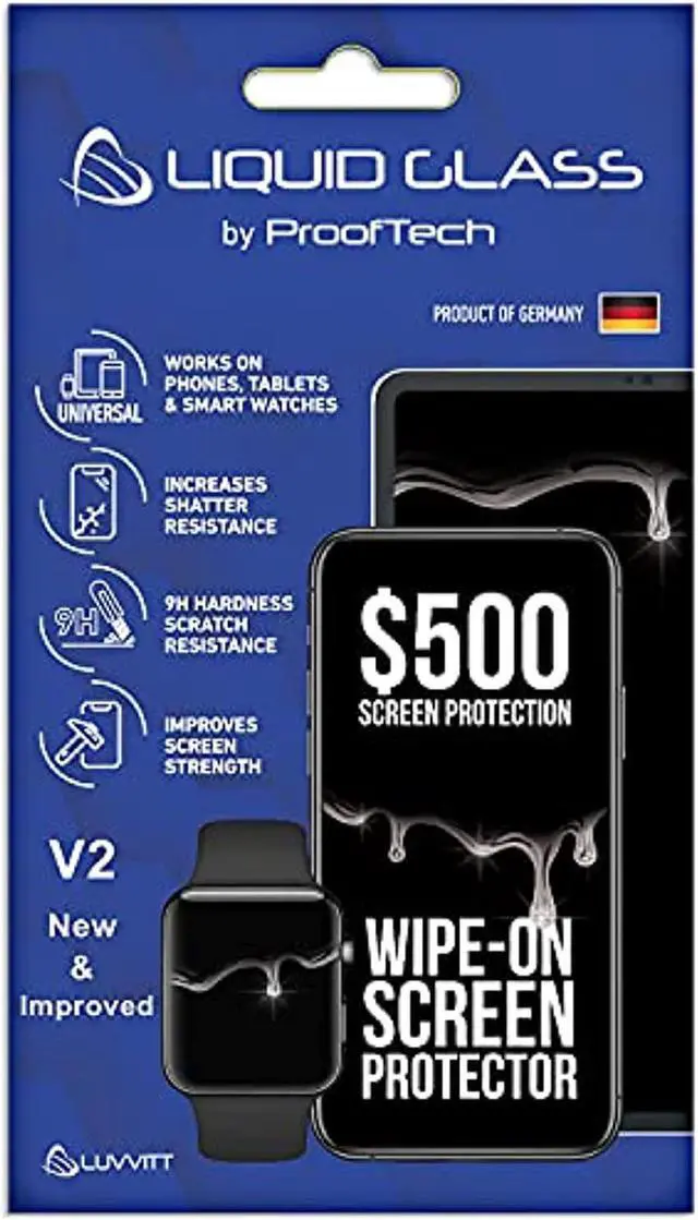 Alt view image 7 of 7 - Liquid Glass Screen Protector with $500 Screen Protection Guarantee - Universal