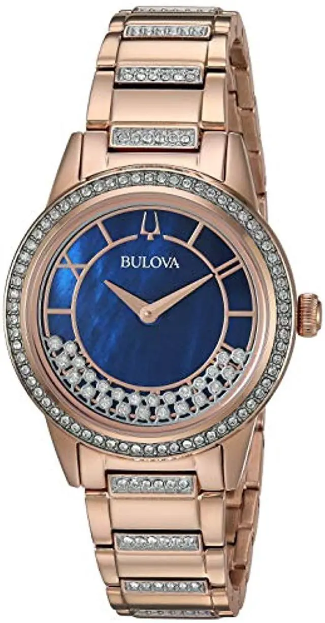 Alt view image 18 of 20 - Bulova Ladies TurnStyle Rose Gold Plated Stainless Steel Quartz Watch 98L247