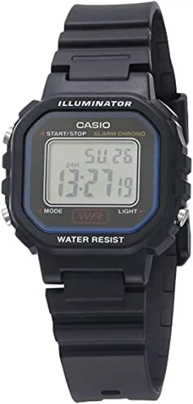 Alt view image 7 of 10 - Casio LA20WH-1C WoMens Classic Quartz Resin Casual Watch - Black