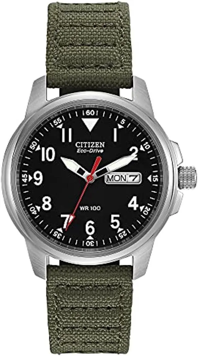 Alt view image 5 of 11 - Men's Green Citizen Eco Drive Watch BM8180-03E