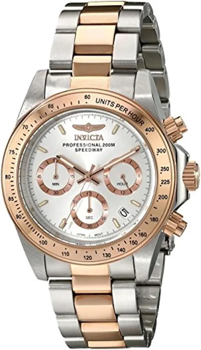 Alt view image 7 of 7 - Invicta Men's 17030 Speedway Chronograph & Silver Dial & Two Tone Stainless Steel