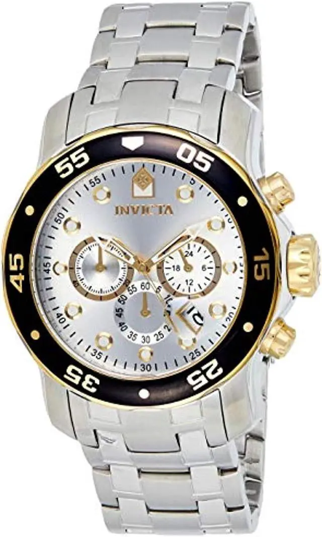 Alt view image 3 of 4 - Invicta  Pro Diver 80040  Stainless Steel Chronograph  Watch