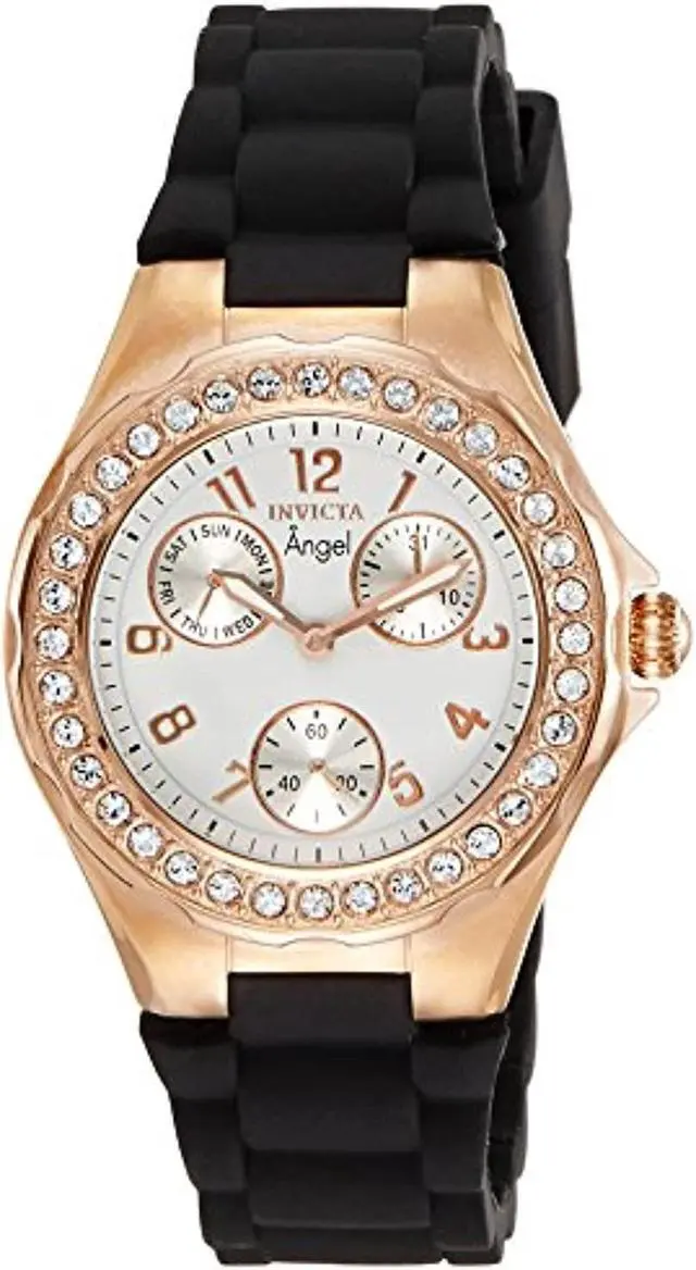 Alt view image 14 of 14 - Invicta Angel 1645 Silicone Chronograph Watch