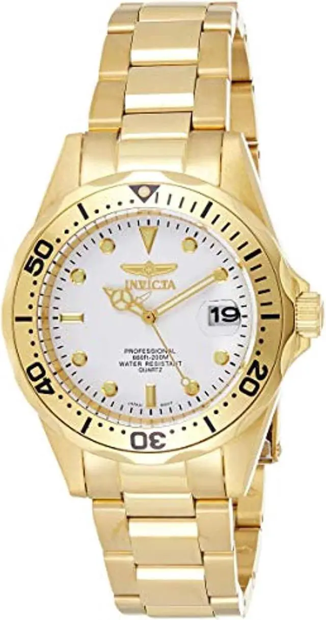 Alt view image 13 of 13 - Invicta Men's Pro Diver 23kt Goldplated