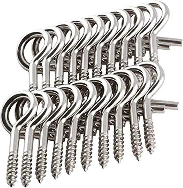 Main image of Hangman QH-20 Stainless Steel Outdoor Q-hangers 20 Pk