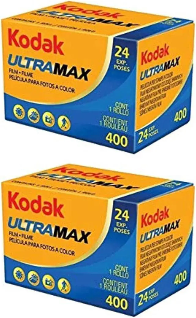 Main image of kodak ultramax 400 color negative film (iso 400) 35mm 24-exposures - 2 pack (2 items)