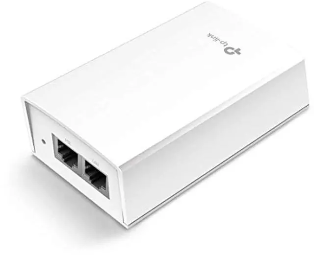 Alt view image 11 of 14 - TP-Link PoE Injector | PoE Adapter 48V DC Passive PoE | Gigabit Ports | Up to 100 Meters(325 feet) | Wall Mountable Design (TL-PoE4824G), White